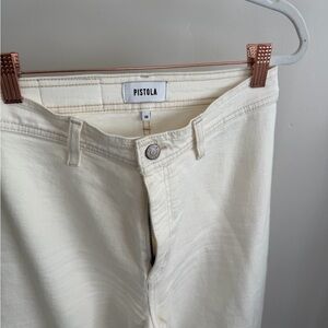 Pistola Off-White Wide Leg Denim Pants